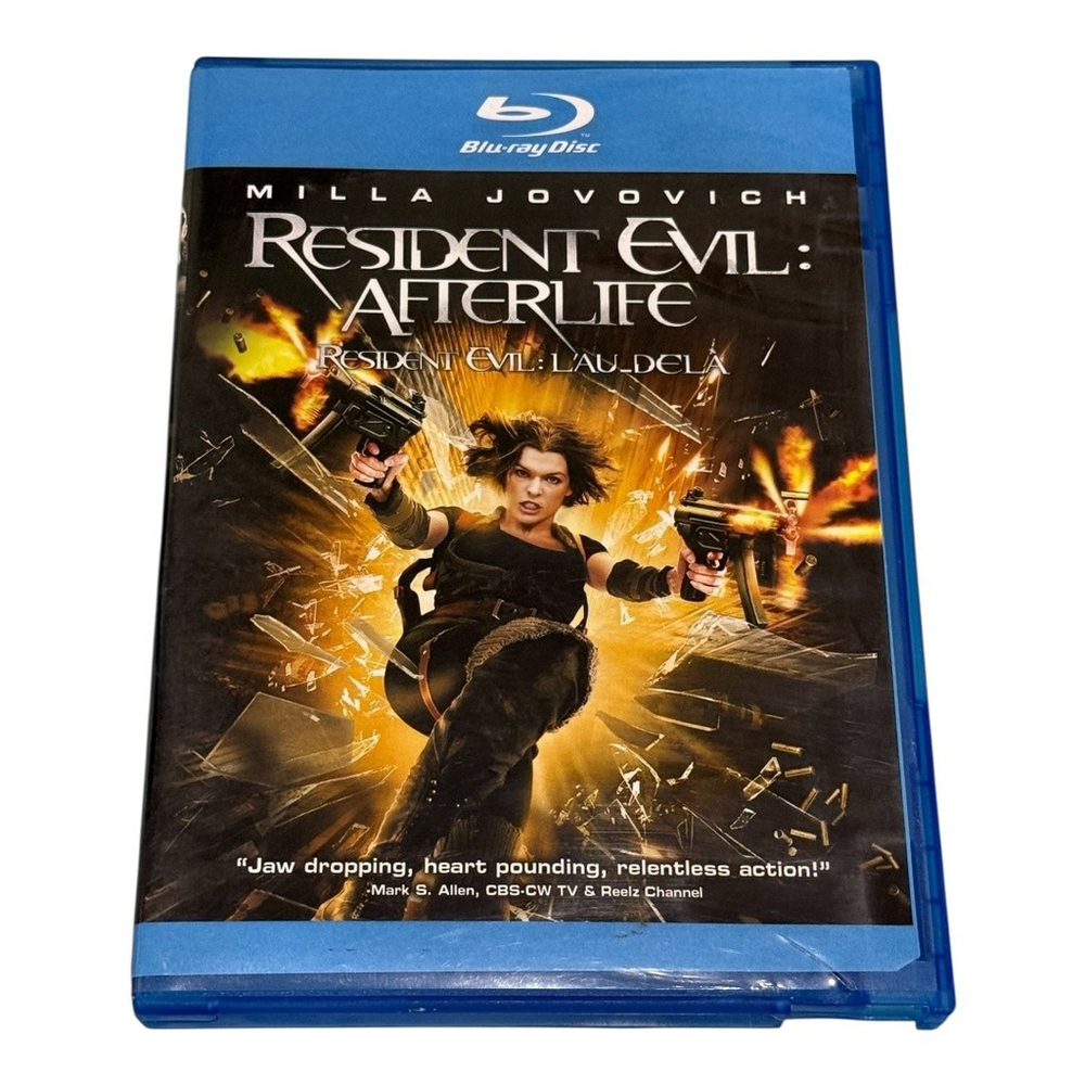 Resident Evil Afterlife Blu-ray Milla Jovovich Action Movie Blockbuster Case